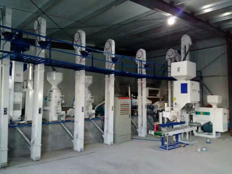 濟(jì)南章丘小米加工設(shè)備安裝完成