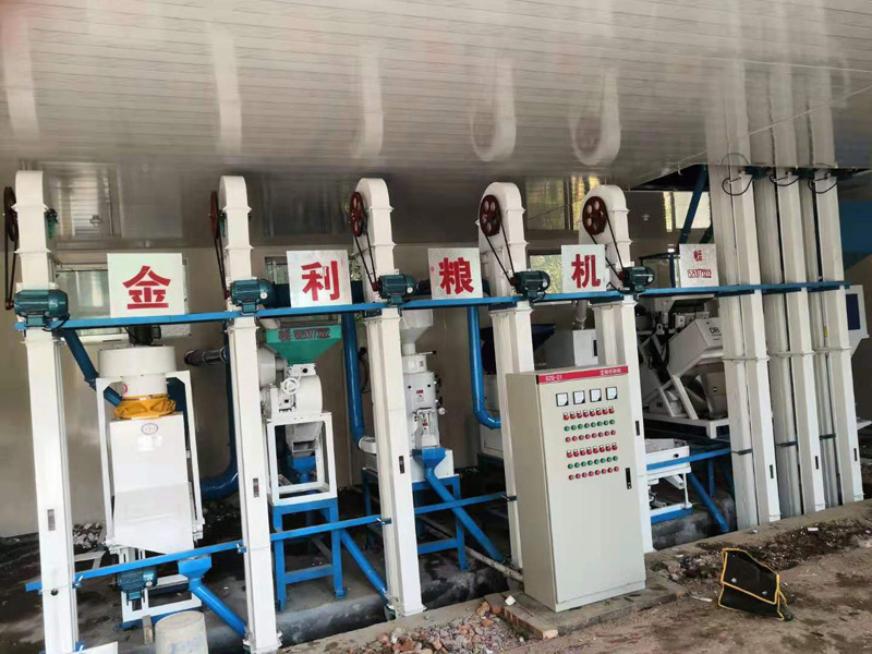 山東濟南長清雙泉鎮(zhèn)NZJ 10噸小米成套加工設(shè)備安裝調(diào)試完畢