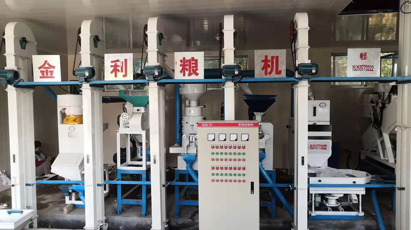 山東濟南長清雙泉鎮(zhèn)NZJ 10噸小米成套加工設(shè)備安裝調(diào)試完畢